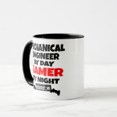 Mechanische ingenieur Gamer Mok (Voorkant links)