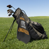 Mechanische ingenieur golfhanddoek (Groen)