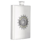 Mechanische ingenieur grijs tandwiel flacon (Rechts)