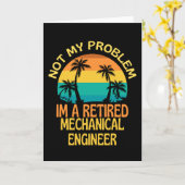 Mechanische ingenieur in ruste, niet meer mijn pro kaart (Gele Bloem)