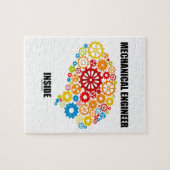 Mechanische ingenieur Inside (tandwielbrein) Legpuzzel (Horizontaal)