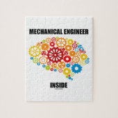 Mechanische ingenieur Inside (tandwielbrein) Legpuzzel (Verticaal)