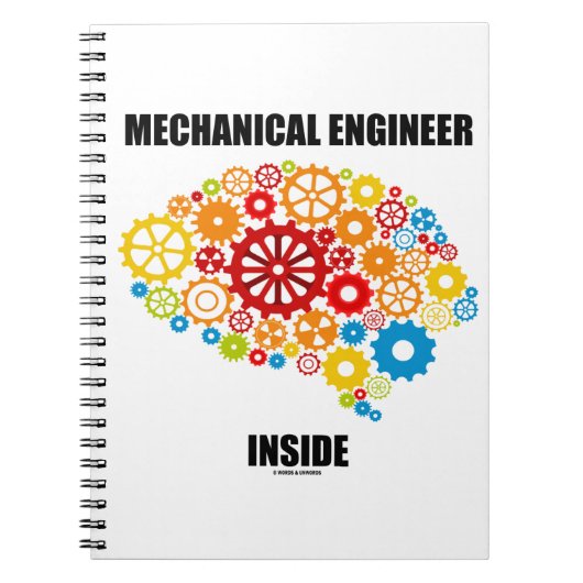 Mechanische ingenieur Inside (tandwielbrein) Notitieboek (Voorkant)