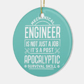 Mechanische ingenieur Post Apocalyptic Survival Keramisch Ornament (Links)