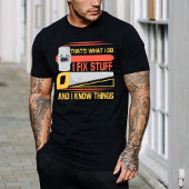 Mechanische ingenieur-Shirt, ik repareer Stuff-Vin T-shirt