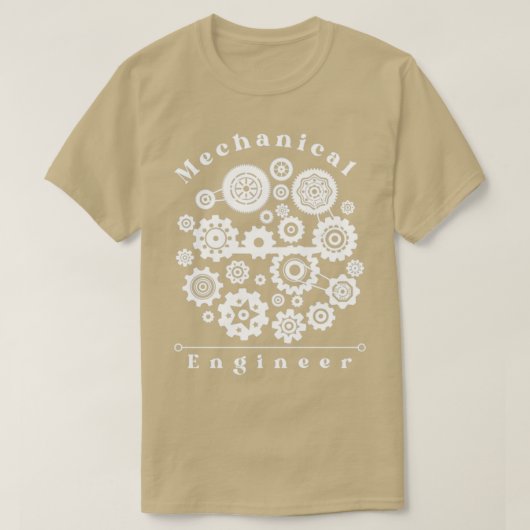 Mechanische ingenieur t-shirt (Design voorkant)