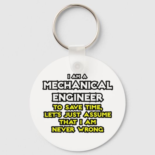 Mechanische ingenieur.. veronderstel dat ik nooit sleutelhanger (Voorkant)