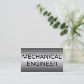 Mechanische ingenieur visitekaartje (Staand voorkant)