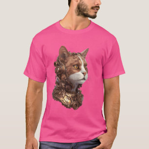 Mechanische Kat Stoomtech Kat Robot Katachtige Mia T-shirt