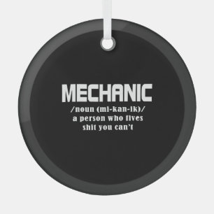 Mechanische kerst glas ornament