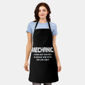 Mechanische kerst schort (Gedragen)