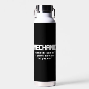 Mechanische kerst waterfles