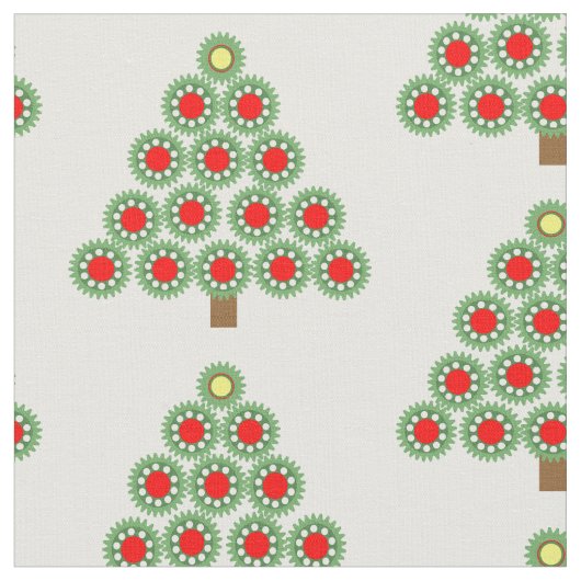 Mechanische kerstboom stof (Close Up)
