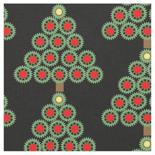 Mechanische kerstboom stof (Close Up)