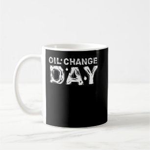 Mechanische kleding Dag tegen Olie Koffiemok