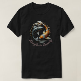 Mechanische Koi Yin-Yang T-shirt