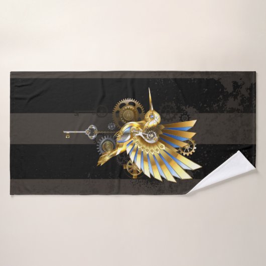 Mechanische kolibrie badhanddoek (Badhanddoek)