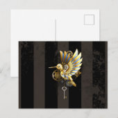 Mechanische kolibrie briefkaart (Voorkant / Achterkant)