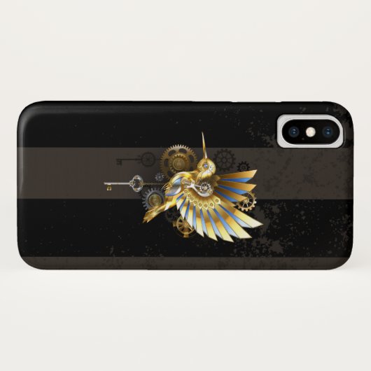 Mechanische Kolibrie Case-Mate iPhone Case (Achterkant (horizontaal))