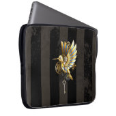 Mechanische Kolibrie Laptop Sleeve (Voorkant Rechts)