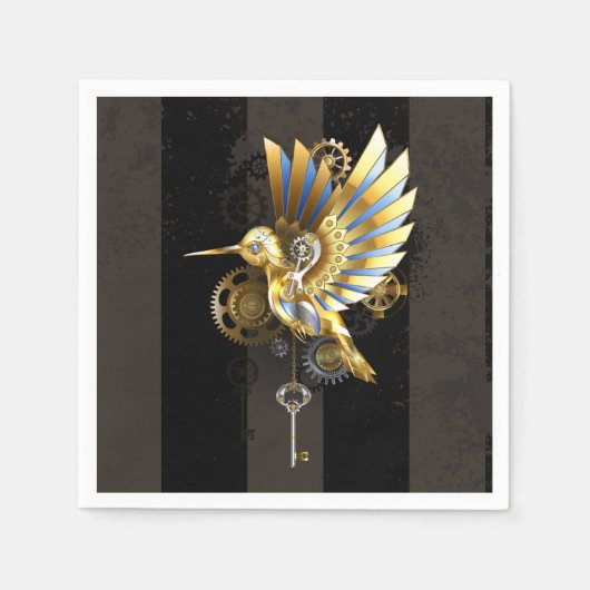 Mechanische kolibrie servet (Voorkant)