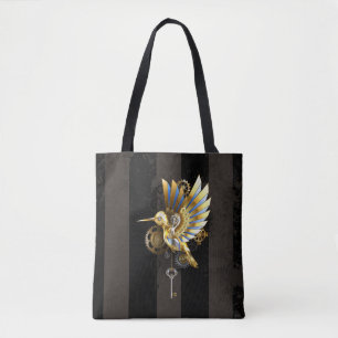 Mechanische kolibrie tote bag