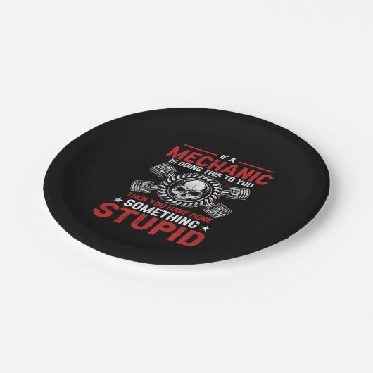 Mechanische kunst | Een mechanisme doet Papieren Bordje (Gekanteld)