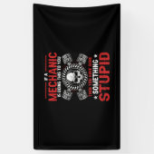 Mechanische kunst | Een mechanisme doet Spandoek (Verticaal)