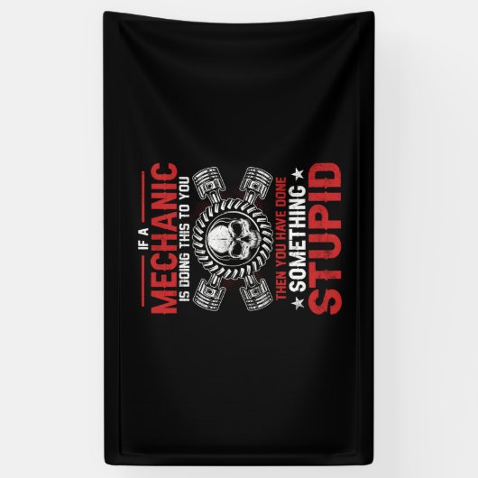 Mechanische kunst | Een mechanisme doet Spandoek (Verticaal)