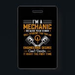 Mechanische kunst | Ik ben een mechanisch Badge<br><div class="desc">Mechanische kunst | Ik ben een mechanisch</div>