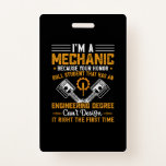 Mechanische kunst | Ik ben een mechanisch Badge<br><div class="desc">Mechanische kunst | Ik ben een mechanisch</div>