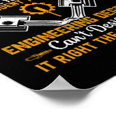 Mechanische kunst | Ik ben een mechanisch Poster (Hoek)