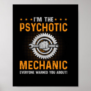 Mechanische kunst   Ik ben het psychotisch mechani Poster