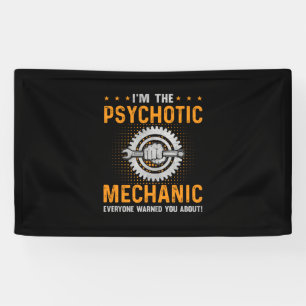 Mechanische kunst   Ik ben het psychotisch mechani Spandoek
