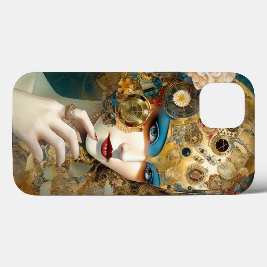 Mechanische Lady Robotic Fantasy Sci-Fi Case-Mate iPhone Case (Achterkant (horizontaal))