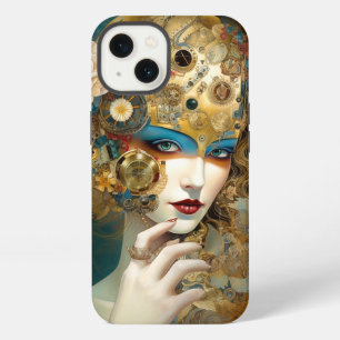 Mechanische Lady Robotic Fantasy Sci-Fi iPhone 13 Hoesje