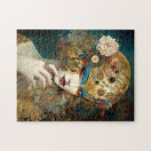 Mechanische Lady Robotic Fantasy Sci-Fi Legpuzzel (Horizontaal)