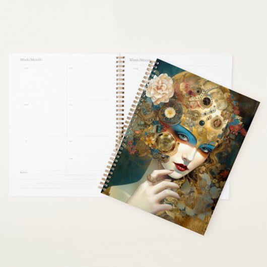 Mechanische Lady Robotic Fantasy Sci-Fi Planner (Display)