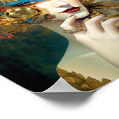 Mechanische Lady Robotic Fantasy Sci-Fi Poster (Hoek)