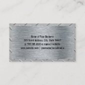 Mechanische Logo | Moersleutel en gier Visitekaartje (Achterkant)