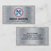 Mechanische Logo | Moersleutel en gier Visitekaartje (Voorkant / Achterkant)