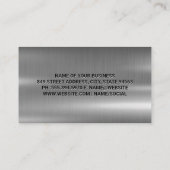 Mechanische Logo | Straatraceauto | Auto Visitekaartje (Achterkant)