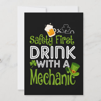 Mechanische Lover |Veiligheid eerste Drink met een Aankondiging