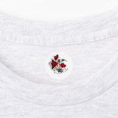 Mechanische Maan met Rode Rozen Labels (Aangebracht)