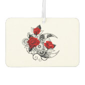 Mechanische Maan met Rode Rozen Luchtverfrisser (Achterkant)