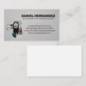 mechanische mascotte | Auto Service Repair Visitekaartje (Voorkant / Achterkant)