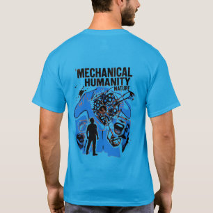 Mechanische Mensheid T-shirt – Donker Psychologisc