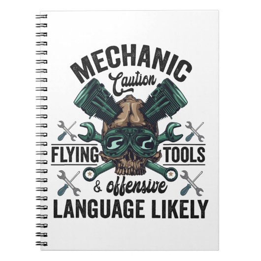 Mechanische middelen voor het vliegen en offensiev notitieboek (Voorkant)