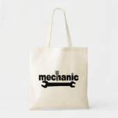 Mechanische moeren en bouten Tekst Tote Bag (Voorkant)