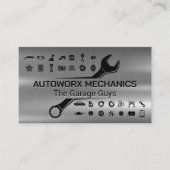 Mechanische moersleutel | Autodiensten | Metallisc Visitekaartje (Voorkant)
